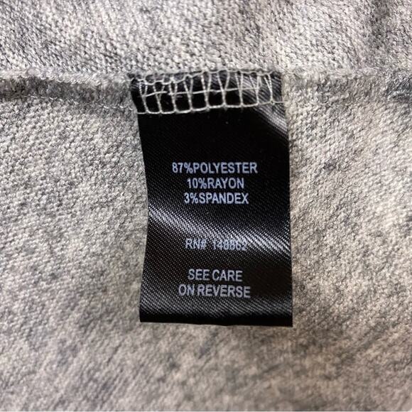 Torrid Heather Gray Hacci Knit Short Sleeve Trapeze Dress Size 12, Large - Picture 7 of 9